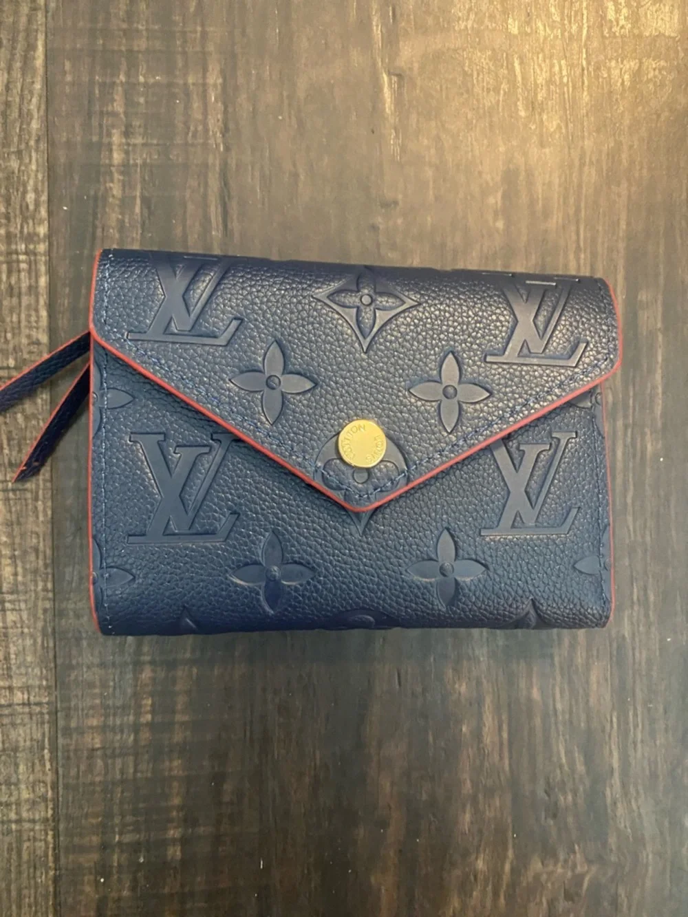 Louis Vuitton TriFold Wallet Monogram Empreinte Portefeuille Victorine M41938 - Picture 2 of 12